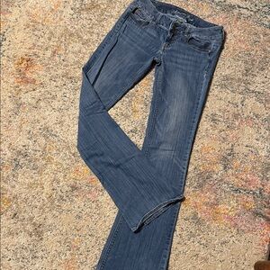 Y2K American Eagle Outfitters Vintage Lowrise Super Soft Boot Cut Jeans 4 Long